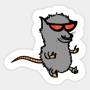 Cool Rat Sticker